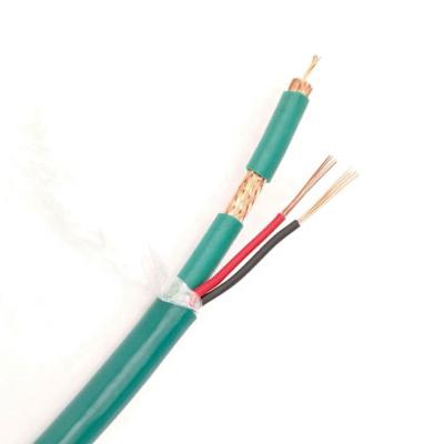 China KX6A+2C/ KX7+2Alim Siamese Coaxial cable Kx7+2C Camera Wire Coaxial With Power CCTV Cable for sale