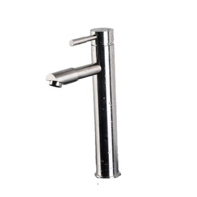 China Modern Sense Faucets Basin Mixer Taps Stainless Steel Deck Mounted Basin Faucet for sale