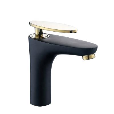 China Sense Faucets Copper Basin Faucets Body Basin Faucets Single Handle Basin Faucet Hot And Cold Faucet for sale