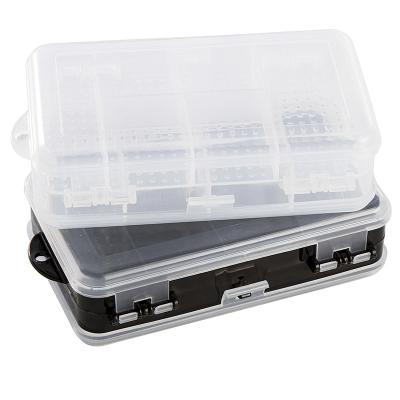 China Recyclable D107 10 Cells Double Sided Partition Fixed Clear Plastic PP Storage Box Ornament Retail Packaging for sale