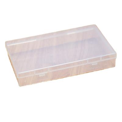 China Small Recyclable Square D603 Plastic Packing Box Empty With Hook Parts Electronic Components Storage Box for sale