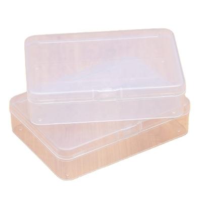 China Recycled materials manufacturers sell rectangular plastic empty box pp clear plastic jewelry box retail packagingD752 for sale