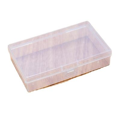 China Recycled plastic box food manufacturer pp materials Toy Buckle transparent empty headwear storage box packagingD601 for sale