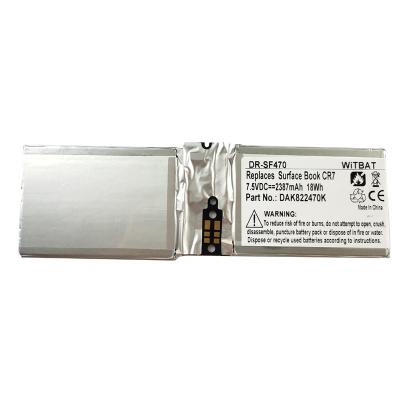 China Consumer Electronics DAK822470K For Microsoft Surface Book CR7 G3HTA020H Tablet Battery for sale