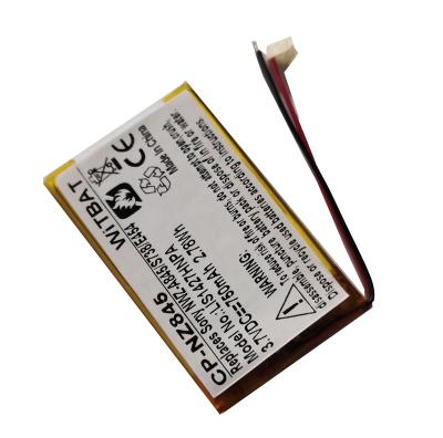 China LIS1374HNPA For Sony NWZ-A845 NW-S639 NWZ-E454 MP3 Player Battery CP-NZ845 for sale