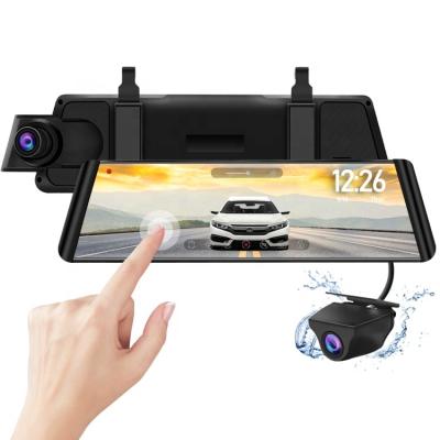 China New Arrival 1080P Touch Screen Front Mirror Dash Cam 10