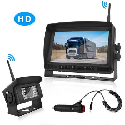 China Wireless HD Digital RV Bus Truck Car Mount Camera With 7 Inch Monitor IR Night Vision UD60X for sale