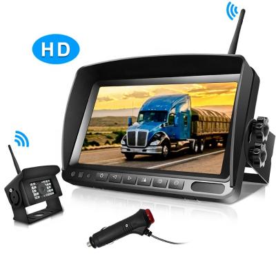 China Digital HD wireless backup camera and 7 inch monitor for single trucks or optional UD60X dual display for sale