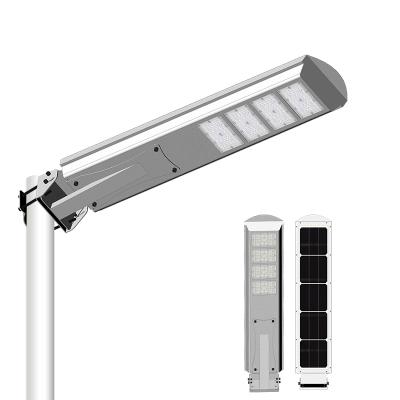 China With mono solar panel in high work efficiency > 21% LAP High brightness aluminum ip65 waterproof 80w all in one led solar street light for sale