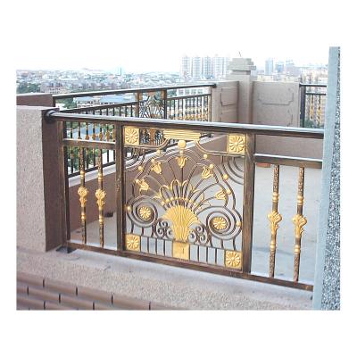 China Custom Made Professional Minimalist Stainless Steel Outdoor Modern Balcony Seaside Design Villa Seaside Design Aluminum Railing for sale