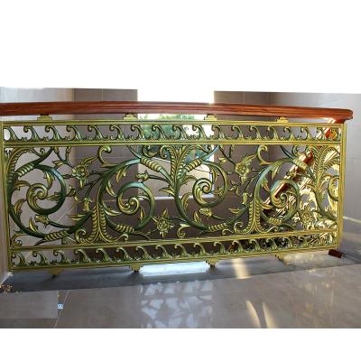 China Scandinavian wrought iron balcony railing manufacturer for sale