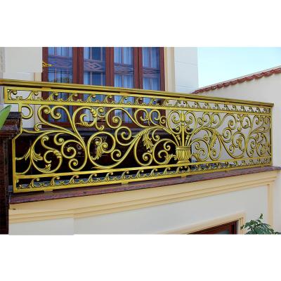 China European Mid Century Style Cast Aluminum Villa Railing Railing Prices In Xiamen for sale