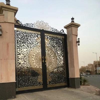 China Modern Factory Wholesale Hot Dip Galvanized Style Luxury Design Powder Finish Exterior House Door Cladding Steel Design for sale