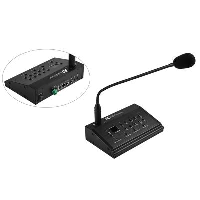 China ITC T-218(A) 10 Area Microphone Gooseneck Microphone Desktop Paging PA for sale