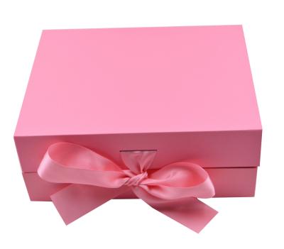 China Recyclable Custom Garment Cardboard Clothes Box Paper Packaging With Pink Shipping Boxes For Apparel Gift Packaging Box for sale