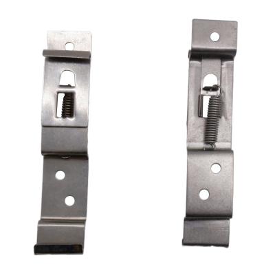 China Stainless Steel Coin Permit Clip Aluminum Stamping Spring Clip for sale