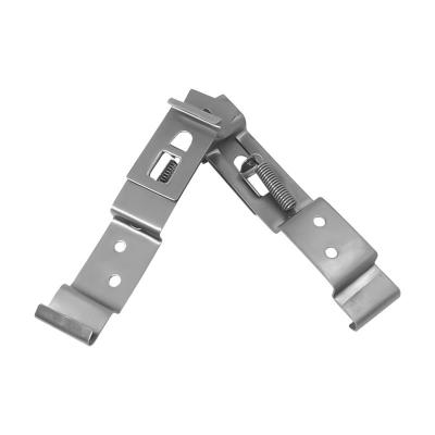 China Stainless Steel Aluminum License Spring Clip Stamping Bending Part for sale