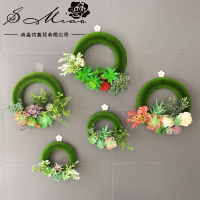 China Soap Flower Factory Direct Selling Artificial Succulents Artificial Flowers Flower Wreath for sale