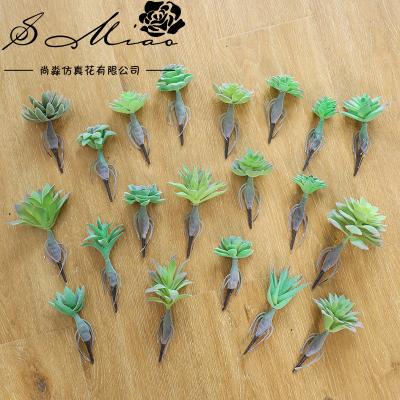 China Transitional Decorative Flowers And Garlands Tall Artificial Flower Flocking Simulation Plant With Pole for sale