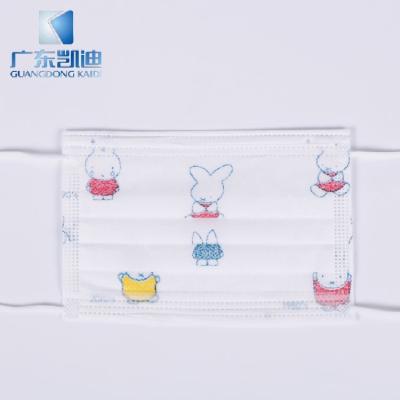 China Hot Sale Public Place Child Designer Facemask Baby Kids Fashion Print Dust Custom 3 Layers Cute Disposable Medical Surgical Face Mask for sale