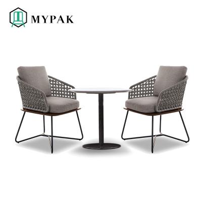 China New Arrival Contemporary High Quality Custom Wood Resin MyPak Sofa And Table Set Outdoor Wicker Furniture for sale