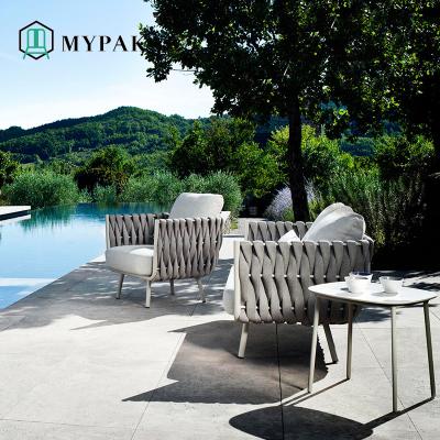 China Contemporary Hot New Arrival MyPak Rattan 5 Set Garden Furniture Outdoor Lounge Couch for sale