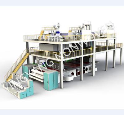 China Automotive Interior Spun Bonded Nonwovens Production Line for sale