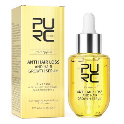 China Hair Growth Wholesale 2% Kopyrrol Anti Hair loss Hair Regrowth Treatment Hair Growth Oil Serum For Men Women for sale