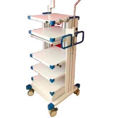 China Hospital Trolley Stainless Steel Trolley Easy Clean Mobile Medical Trolley for sale