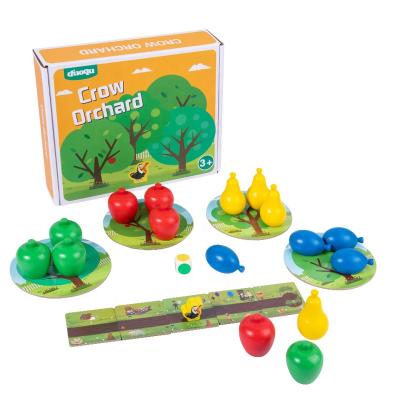 China Handmade Match Digital TeachingToys Montessori Toy Children Educational Toy Kindergarten Carrot Apple Tree Puzzle Toy CHW-2021199 for sale