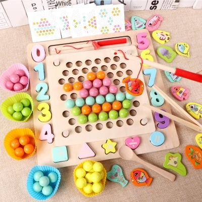 China Early Education Teaching Aids For Children Fishing Clip Beads 3-6Year-Old Toys CHW-0022 for sale