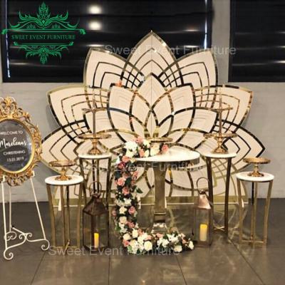 China decorative wedding ceremony used acrylic event backdrop display stand HD-5512 for sale