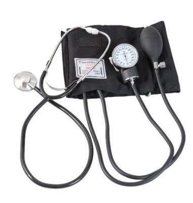 China High quality manual metal blood pressure monitor stethoscope with accurate sphygmomanometer medical examination for sale