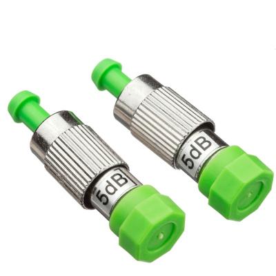 China FTTH FC/APC male fiber coupler fiber yin and female fixed attenuator and yang attenuator 5dBb10db15db for sale