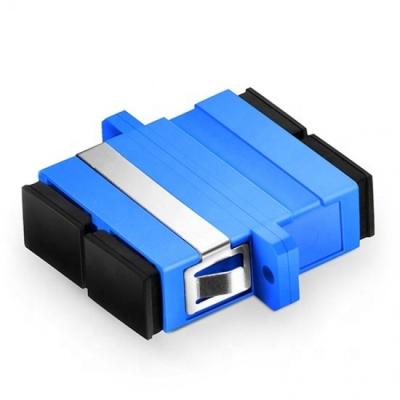 China FTTH FTTB FTTX Network SC/UPC to SC/UPC Duplex Singlemode Plastic Fiber Optic Adapter for sale