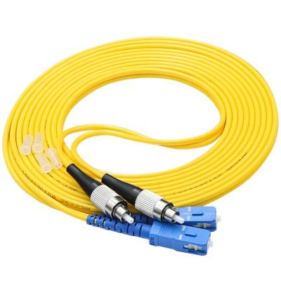 China FTTH Factory Customization High Quality Jumper G652D/G657A Simplex SC APC To SC APC PVC/LSZH Fiber Optic Patch Cord for sale