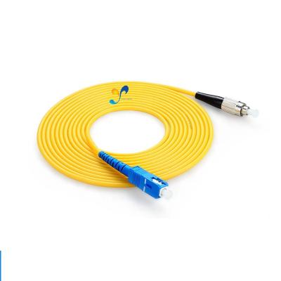 China FTTH factory price single mode patch cord simplex sc apc fc/upc-sc/upc for sale