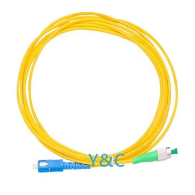 China FTTH FC\APC-LC\UPC Drop Cable Fiber Optic Patch Cord for sale