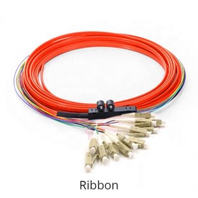 China FTTH Customized 4-24 Fibers OM1/OM2 LC/SC/FC/ST/LSH Multimode Fiber Optic Pigtail YHC-FCP-FC/UPC-0.3-50-SM 1m for sale