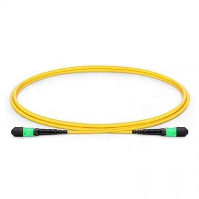 China FTTH FTTB FTTX Network 3m MTP 12 Single Mode OS2 Elite Trunk Cable (Female), 12 Fibers, Plenary, Yellow for sale