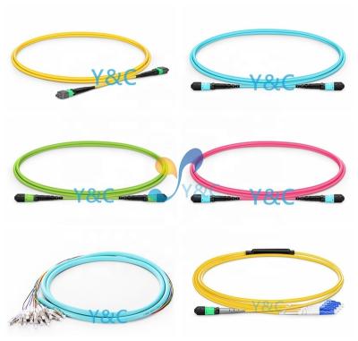 China Factory Direct 1m (3ft) MTP-12 (Female) to Elite MTP12 OM4 (Female) Trunk Multimode Cable, 12 Fibers, Type B, Plenary MPO/PC/M-FC/ UPC-12RB-OM2-0.35M for sale