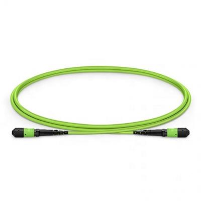 China 1m MTP-12 Elite Trunk Multimode Cable (Female) (F) OM5, 12 Fibers, Type B, Full Assembly (OFNP), Lime MPO/PC/M-FC/UPC -12RB-OM2-0.35M green for sale