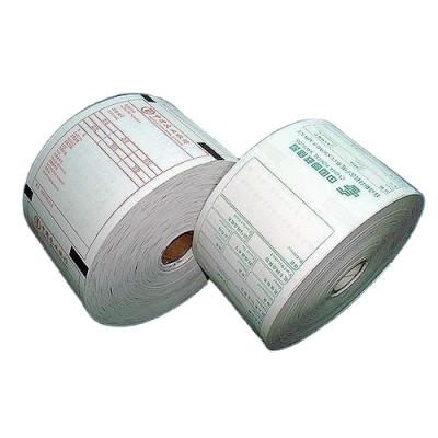 China Cardboard core and plastic core printed ATM roll for sale