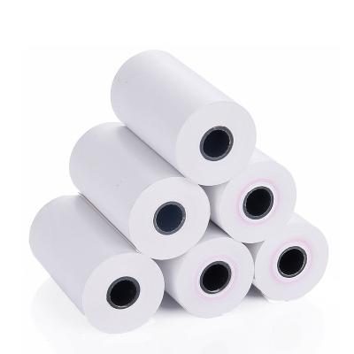 China Cardboard Core And Plastic Core Pink Color Heat Sensitive Paper Rolls for sale