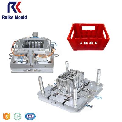 China Customized hot injection plastic beer 2344/718/NAK80/2343/H13/S136 long life runner crate basket mold plant mold for sale