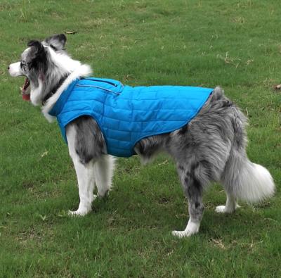 China Pet Dog Winter Coat Reflective Waterproof Vest Anti Cold Vest For Small Dog Custom Made Dog Clothes Winter Animal Jacket for sale