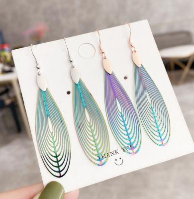 China 2021 Factory Wholesale Fashion Romantic 925 White Gold Jewelry Sets Fashion Charm Silver Dazzled Women's Teardrop Earring Jewelry Sets for sale