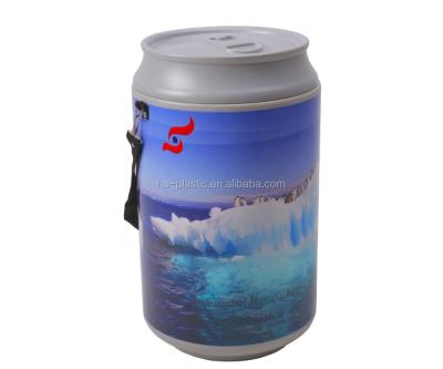 China Viable Plastic BCan Shaped Cooler Box For Plastic Ice Bucket Camping Cold Chest Keep Item Chest Cooling Box for sale