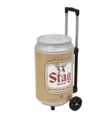 China Waterproof Cart Rolling Can Cooler With Wheels And Handles For Cooling Ice Bucket Ice Bucket for sale