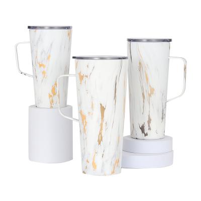 China Viable Insulated Mugs 20Oz Sublimation Stainless Steel Lean Straight Tumbler Double Wall Mugs for sale